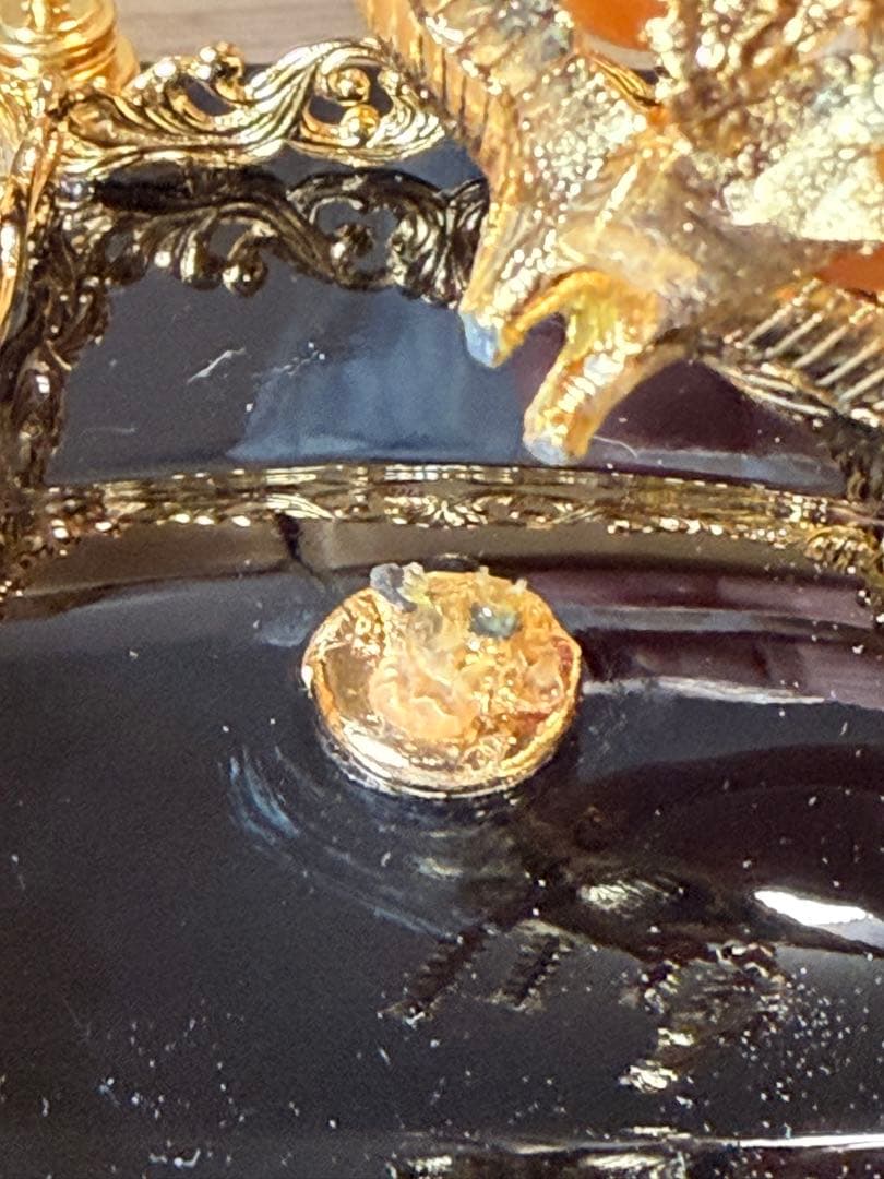 #天皇陛下の御料馬車 御料儀装車一号 模型 ガラスケース付き