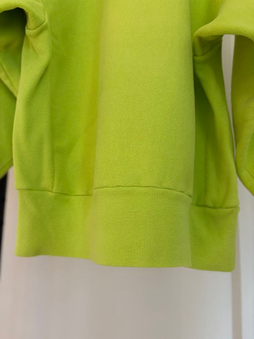 90's champion reverse weave 内縫い ネオングリーン