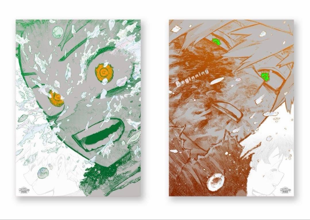 僕のヒーローアカデミア　ポスター The Beginning 爆豪勝己　緑谷出久