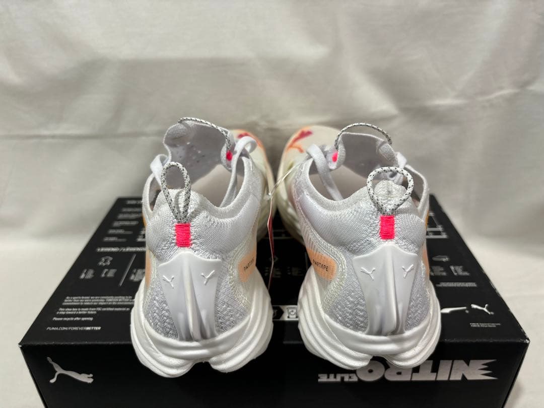 puma fast-r ニトロエリート 2 ホワイト 25.5 nitro