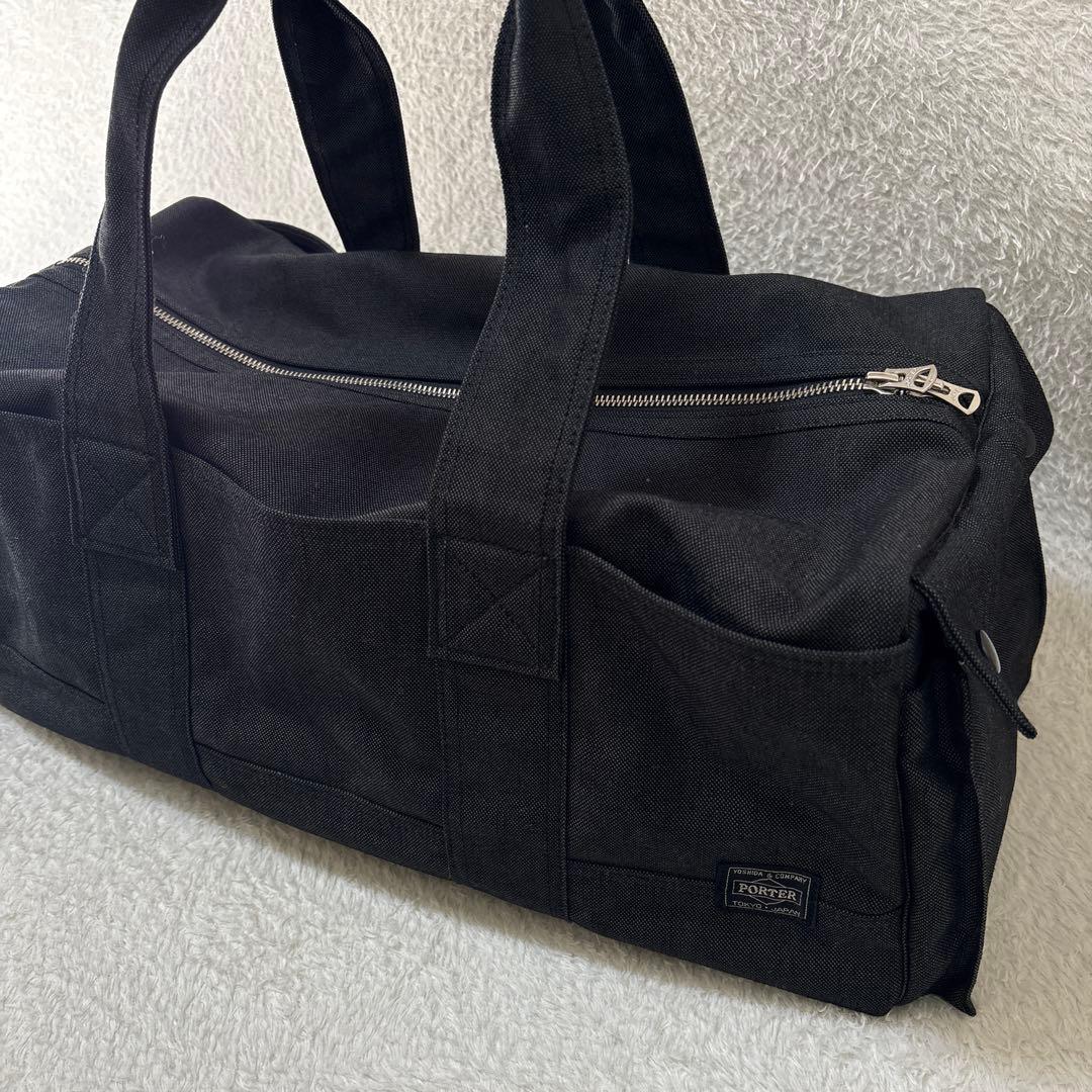 未使用級！PORTER キャンバス ボストンバッグ スモーキー Lサイズ 大容量