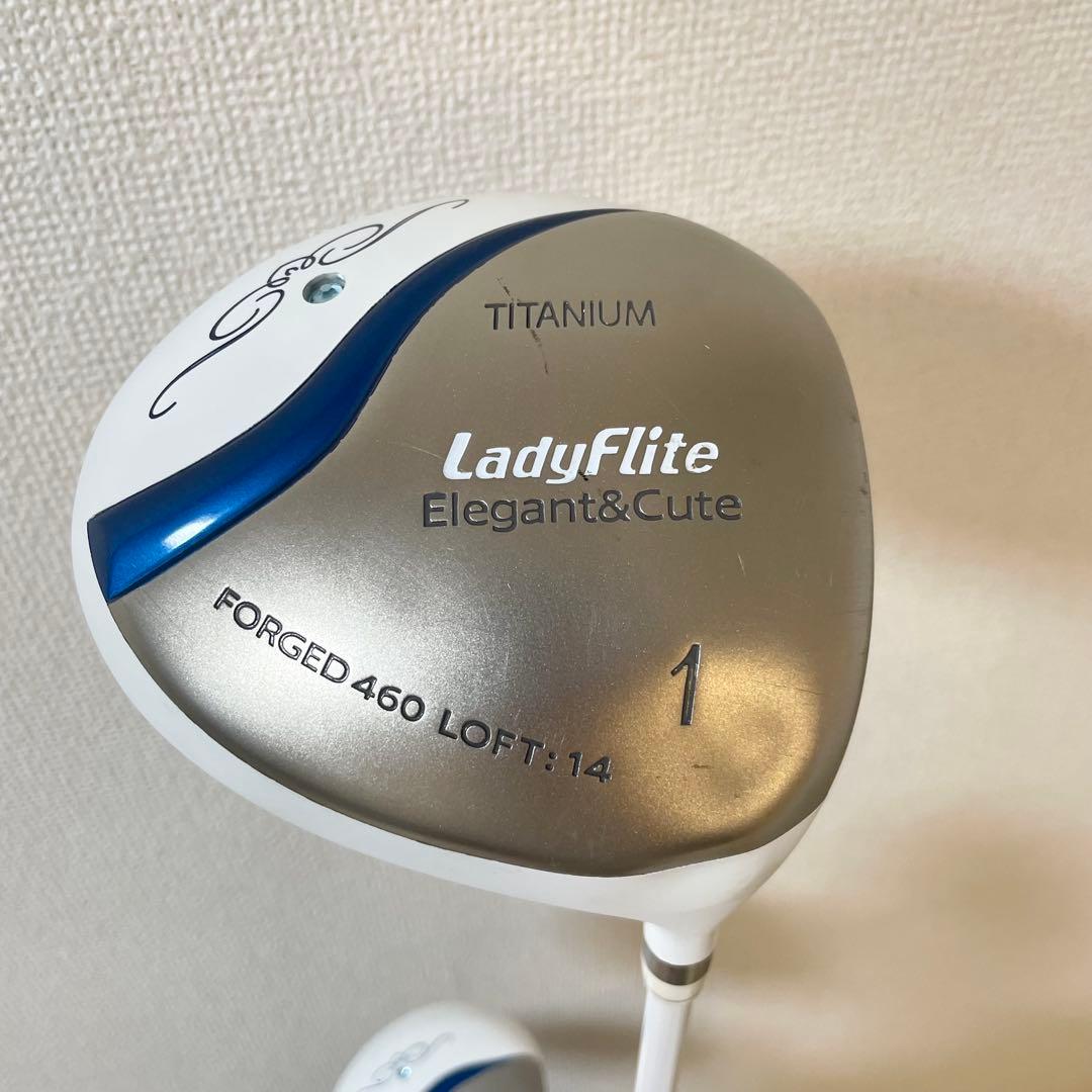 LadyFlite レディース ゴルフ ハーフセット　フレックスL 8本