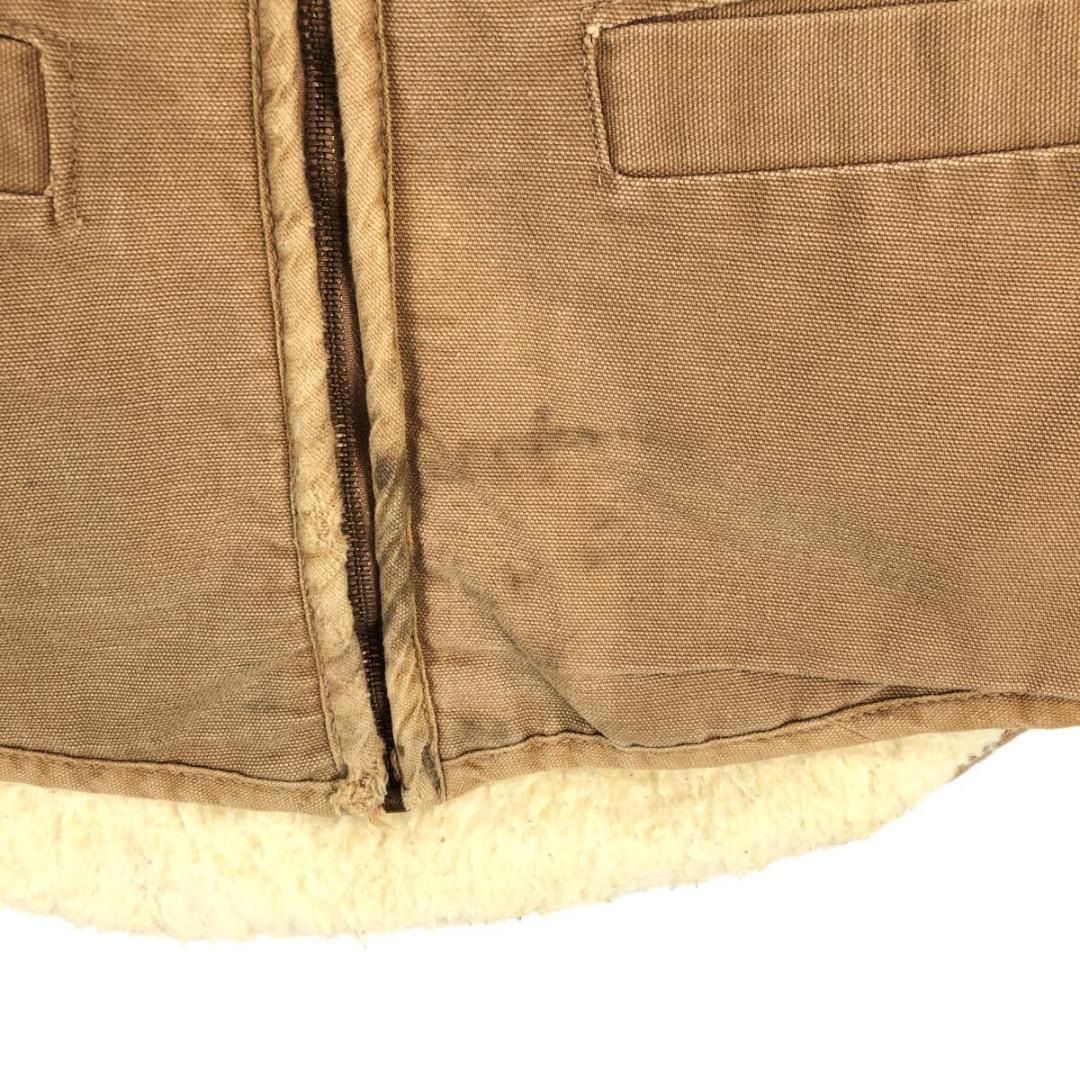 70s Vintage カーハート 裏ボア ダック地 ベスト Sサイズ