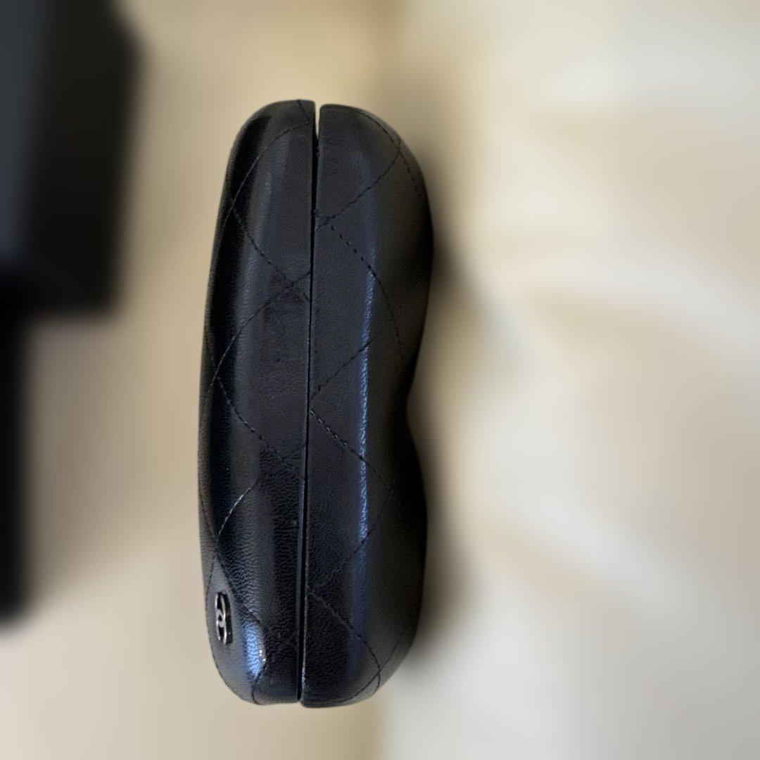 【超貴重】CHANEL ブラックレザー　サングラス