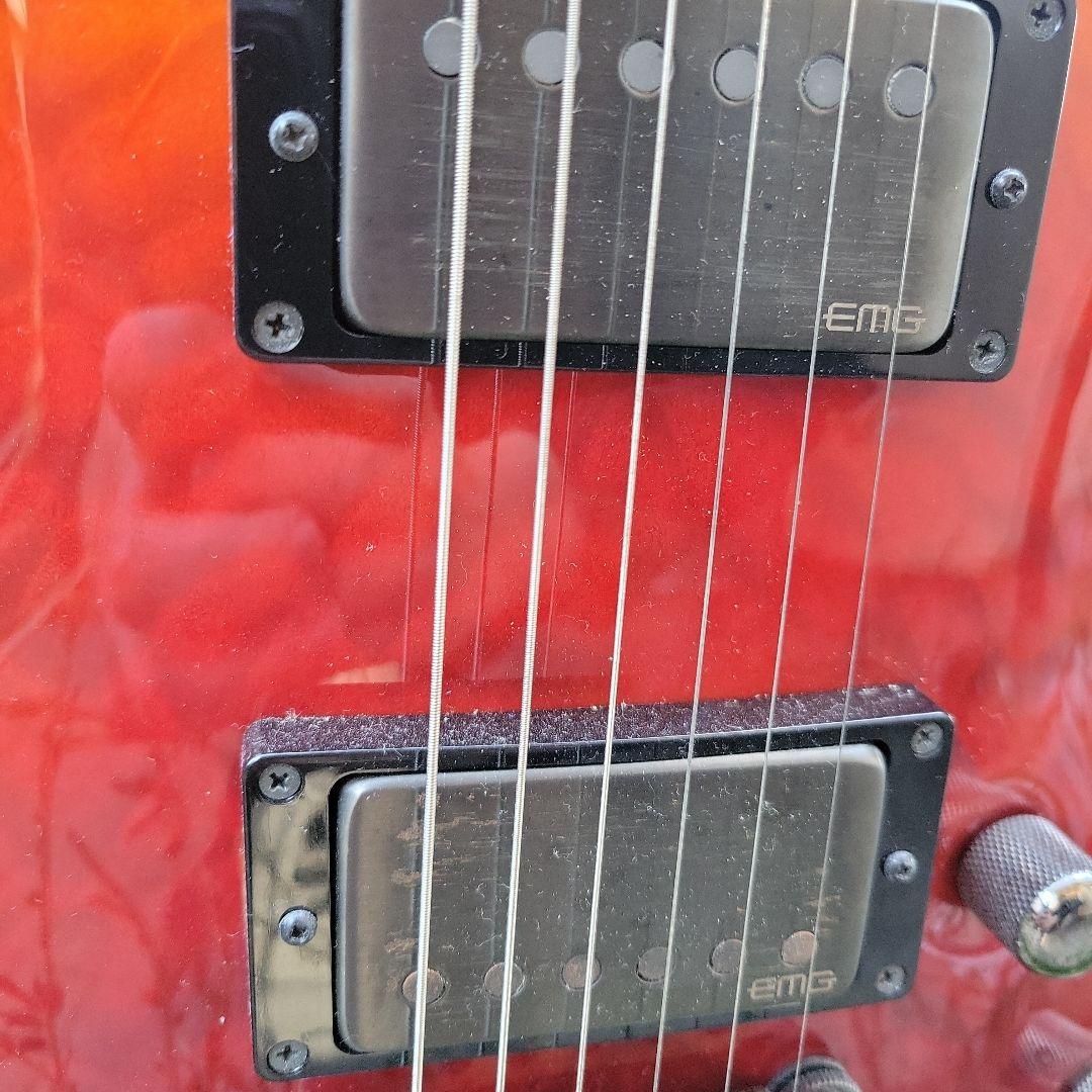 E-II Horizon NT-II グラデーションレッドオレンジ 6弦