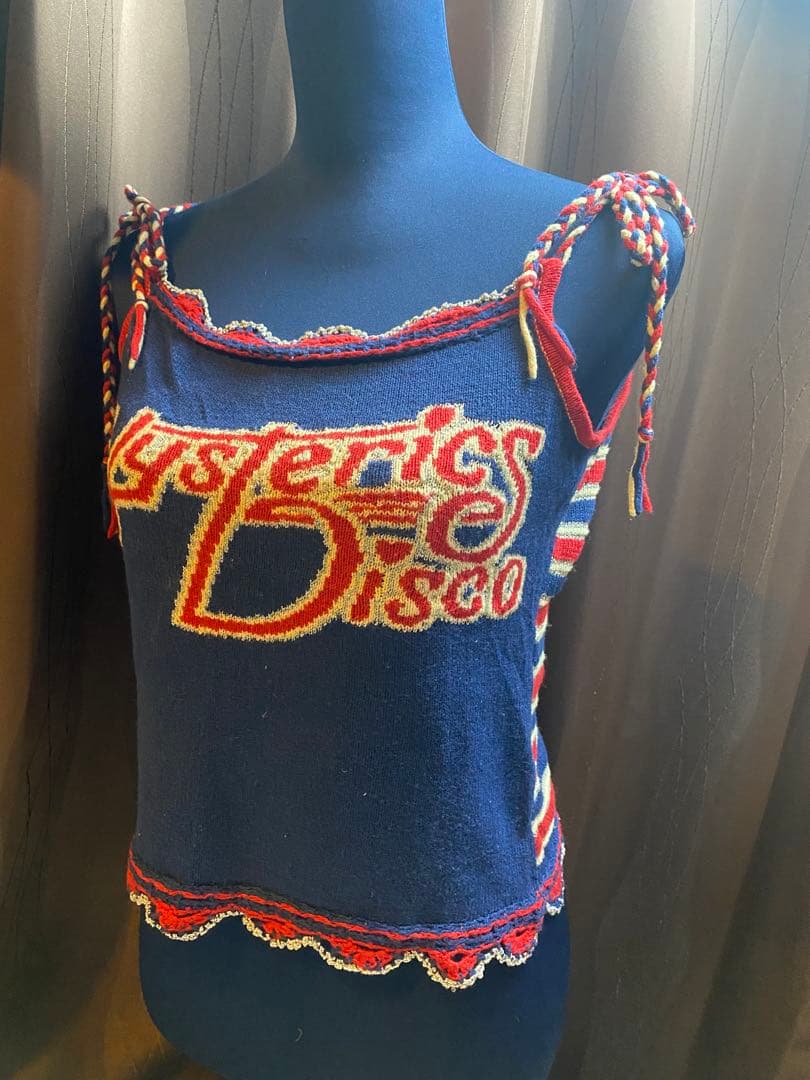 初期　ヒステリックグラマー '90 Disco ロゴ　キャミソール　Y2K