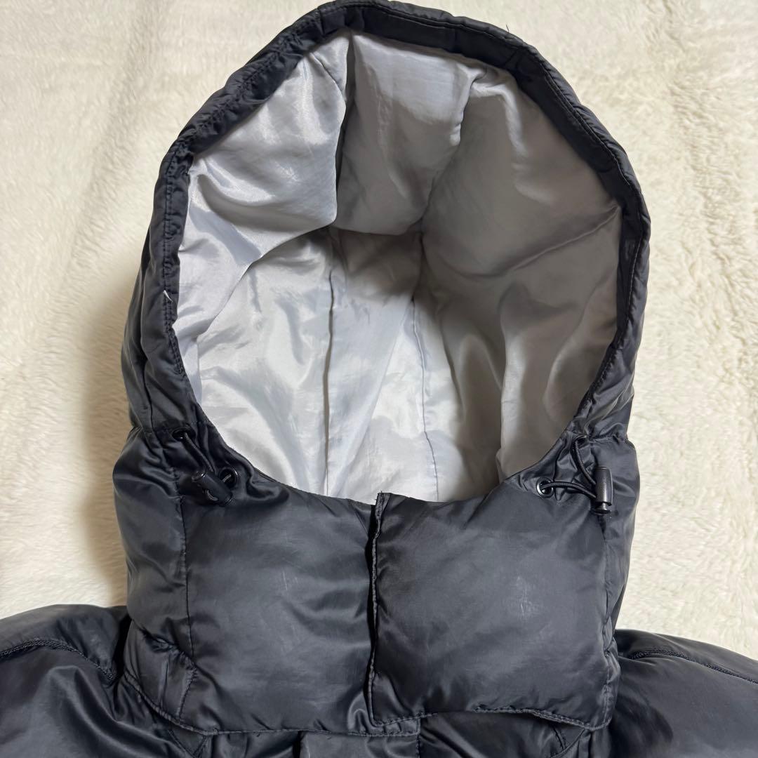 人気NIKE ダウンベンチコート　XXLサイズ　ブラック　ロング丈