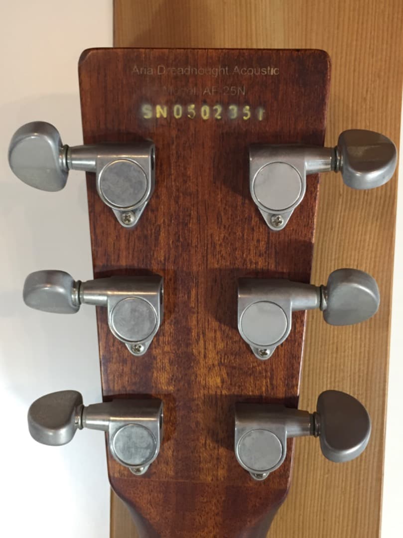 ○Aria Dreadnought アコースティックギター AF-25N ケース