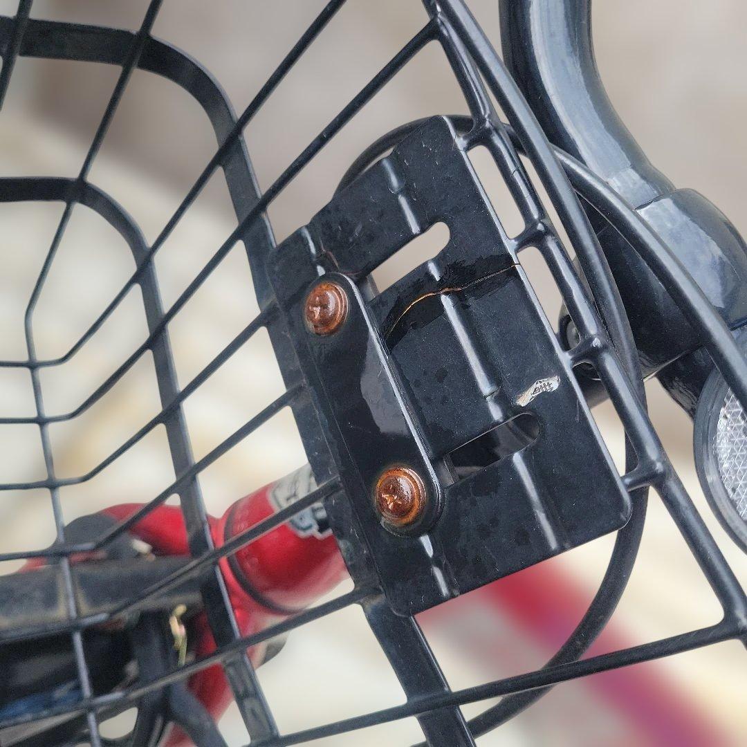 埼玉県新座市 ジープ子供用自転車 18インチ赤 幼児 子供 キッズ 補助凛 赤