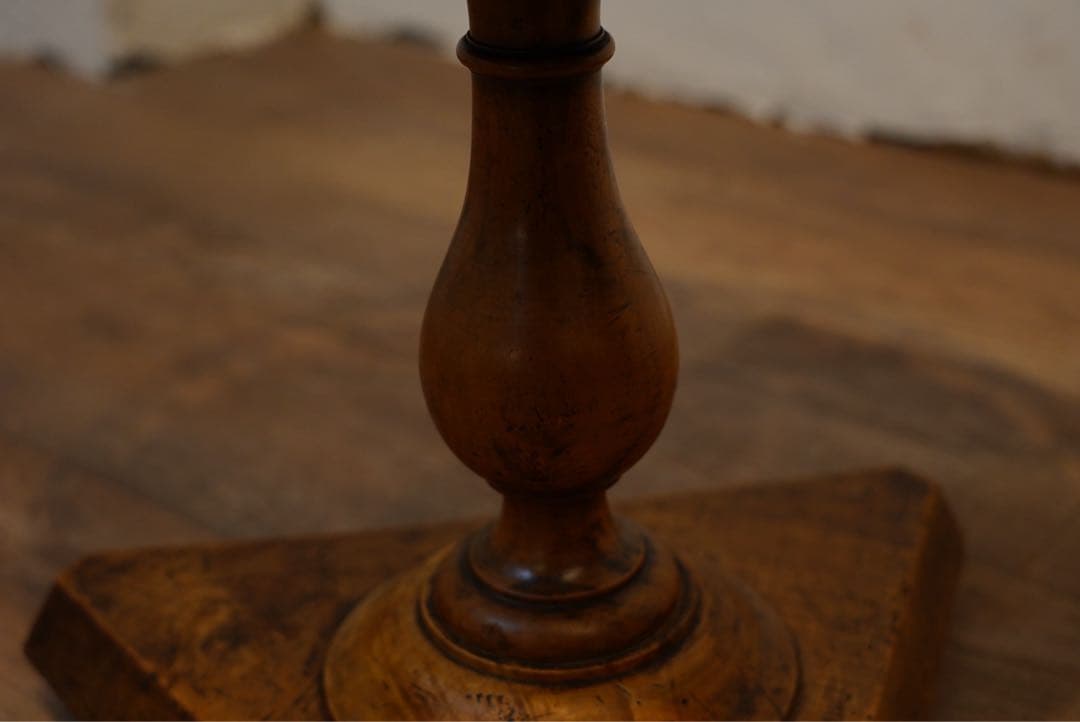 フランスアンティーク　回転棚　古木　1800年代　棚　回転　テーブル　シェルフ