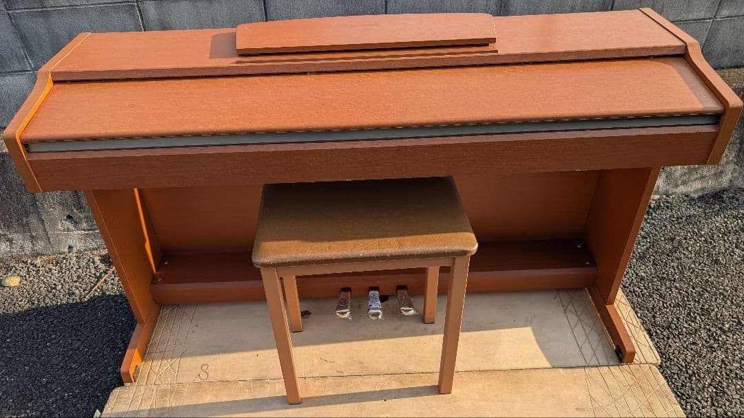 送料込み YAMAHA 電子ピアノ YDP-J7000 04年製激美品激可愛い♥