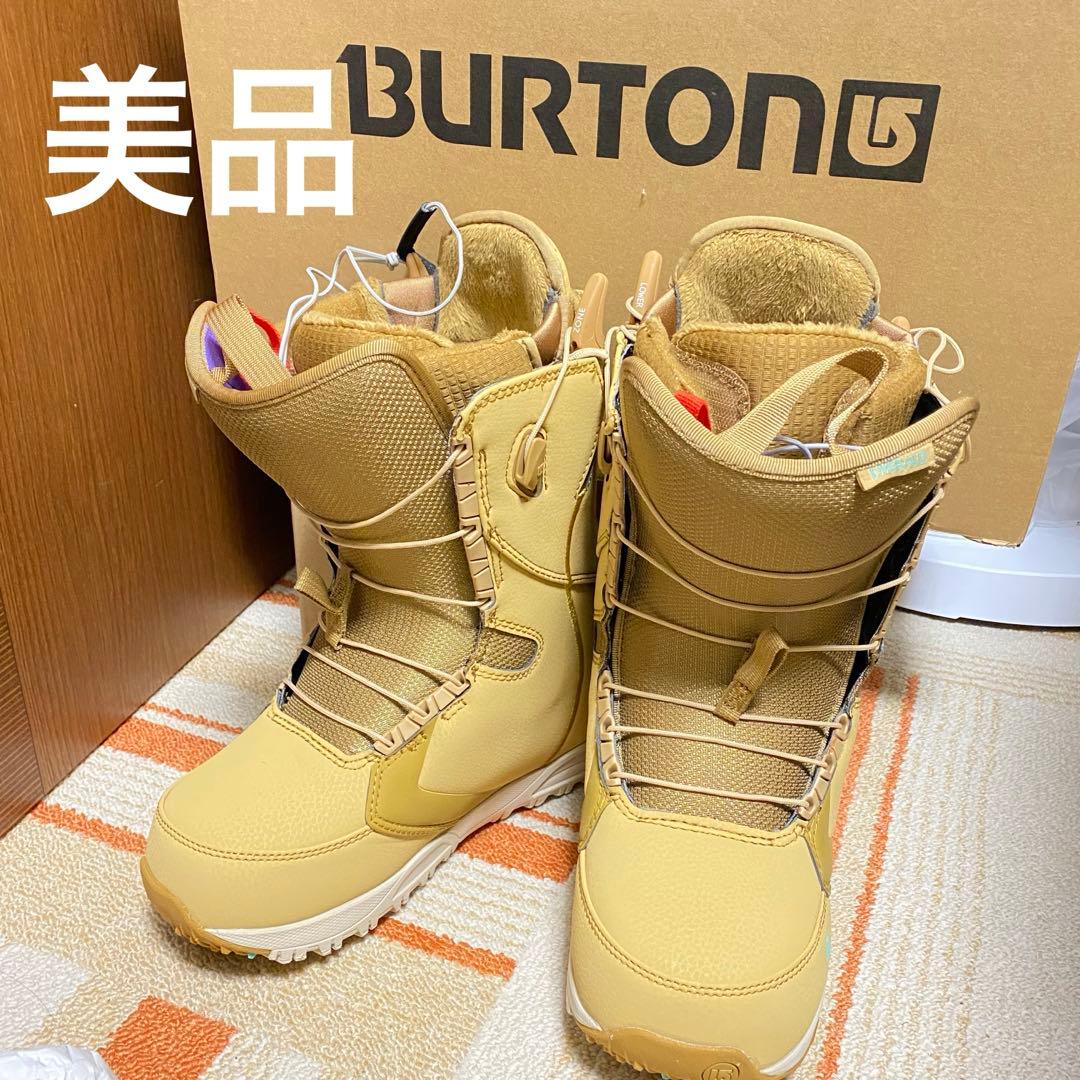 美品　24.5 BURTONレディース　スノーボードブーツ　アジアンフィット