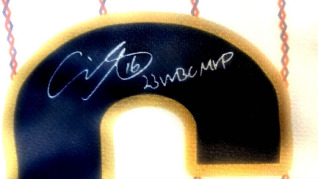 大谷翔平　2023WBC　ホーム＆ビジター・選手等プリントサイン入りユニフォーム