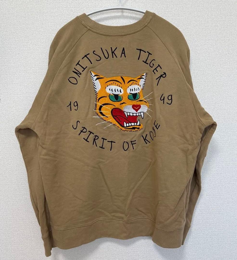 オニツカタイガー 刺繍 トレーナー　Mサイズ