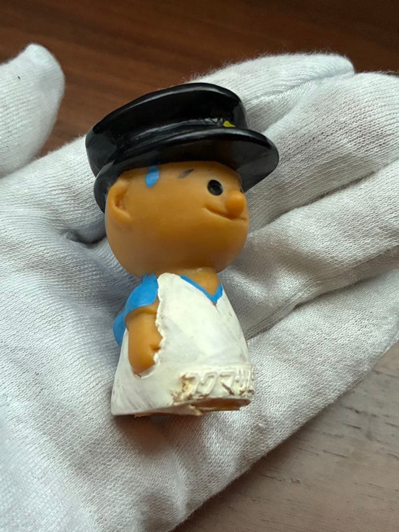 【当時物】福正宗 フクちゃん　指人形 フクマサムネ ソフビ　アンティーク