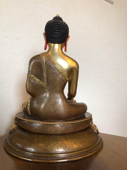 最高級ブッダ像 Ｆinest Buddha Statue,Gold Ｐlated