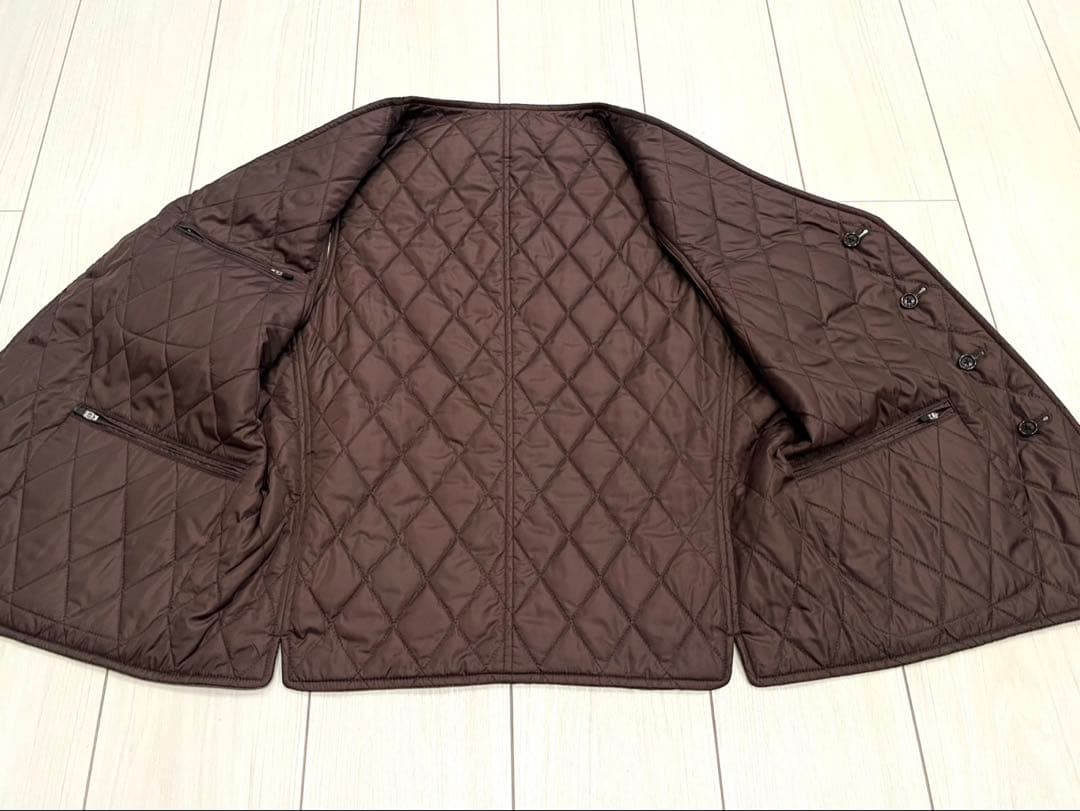 ★新品★THE SCOTCH HOUSE リバーシブル中綿ベスト メンズ L