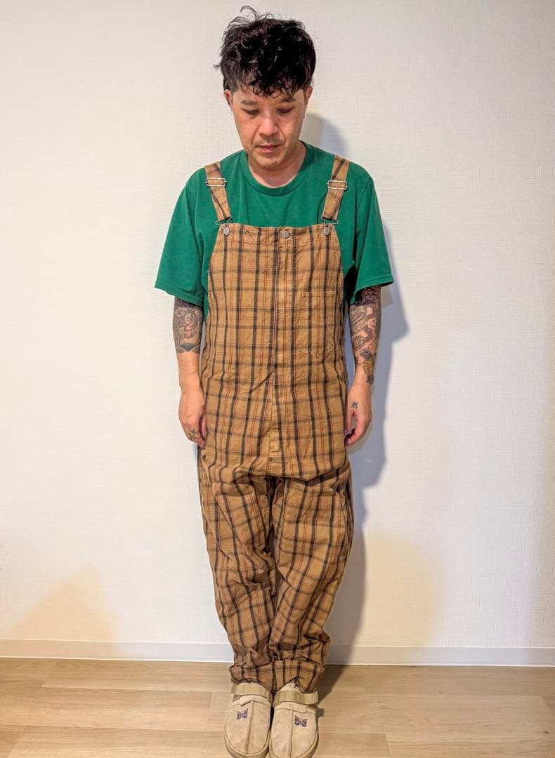 パ*ナ様 ANACHRONORMチェック柄オーバーオール！！