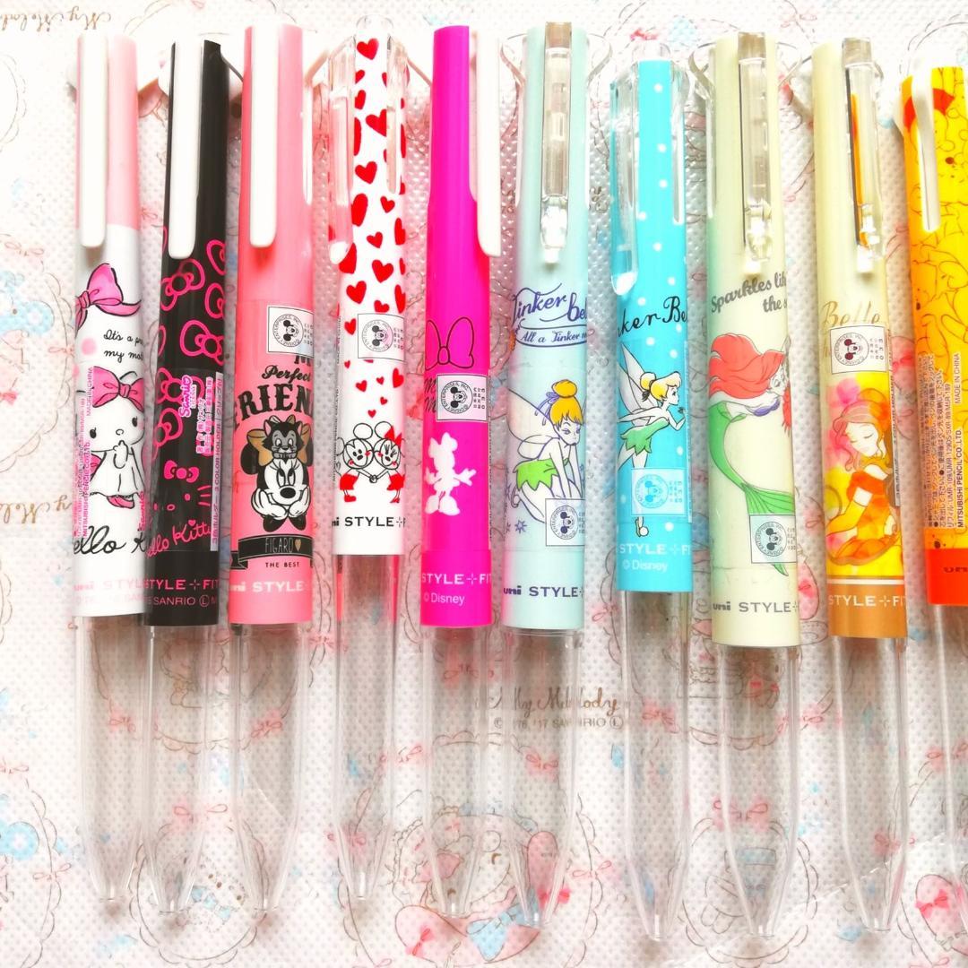 新品バラ可) 34本 ディズニー ハローキティ スタイルフィット ホルダー