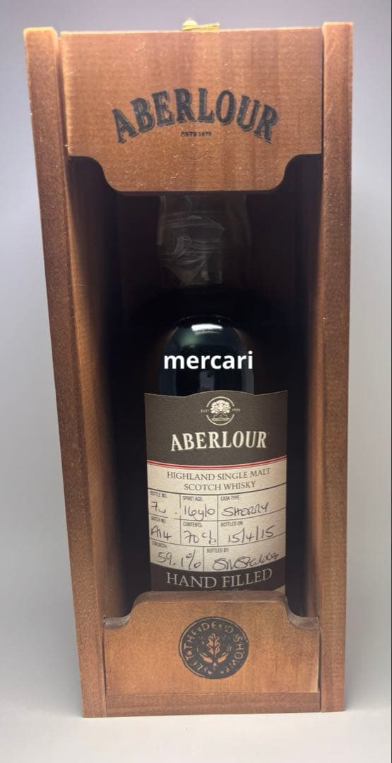 ウイスキー Aberlour Hand Filled 16 Yo Batch No.A14