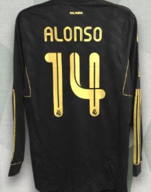 11/12 レアル・マドリード アウェイ 14番 シャビ・アロンソ 長袖