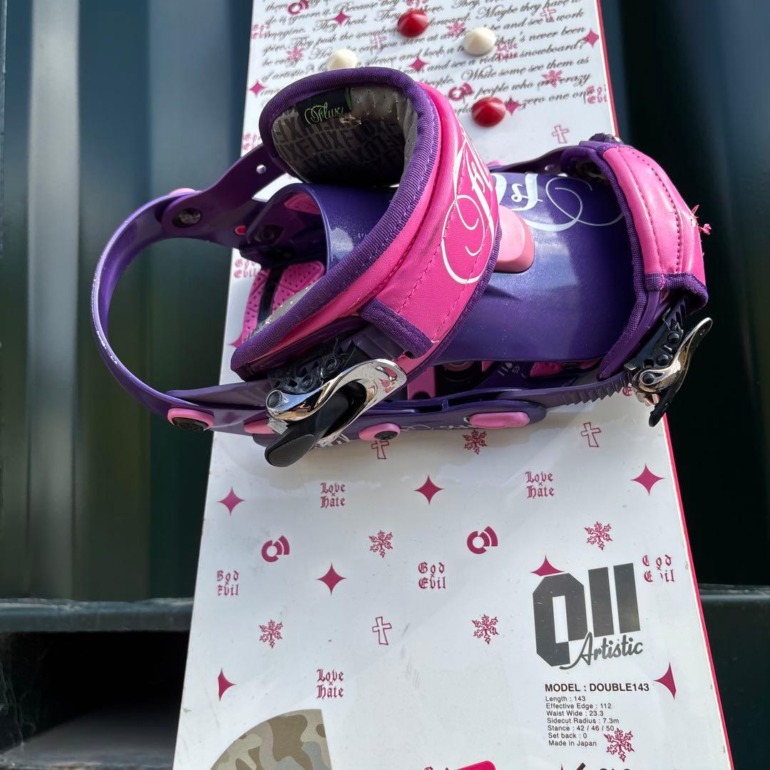 011 Artistic Double 143 ビンディング付　スノーボード