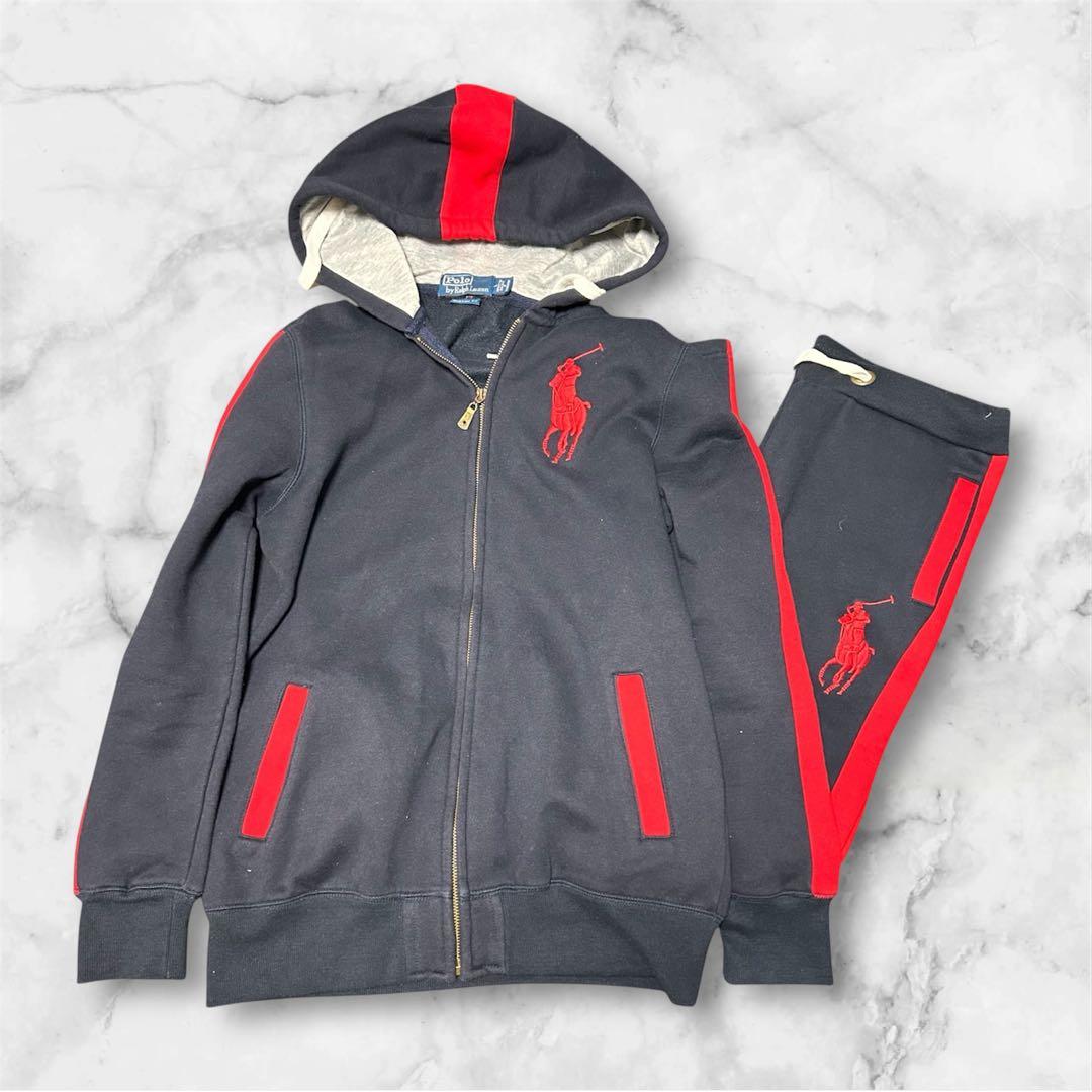 美品✨Polo Ralph Lauren パーカーセットアップ　ビッグポニー　L