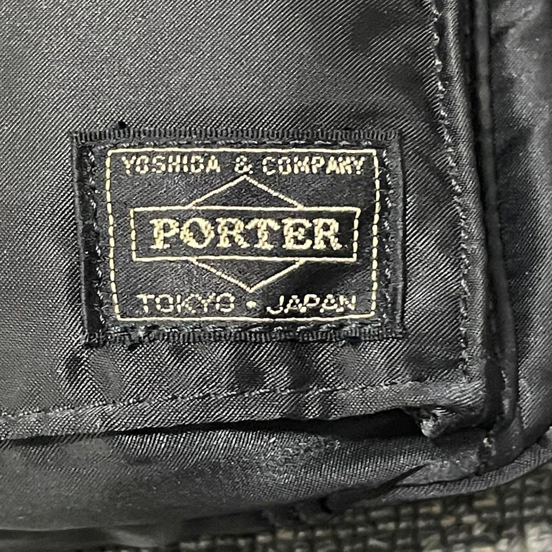 極美品 廃盤品✨ PORTER タンカー ２層 ブラック ショルダーバッグ