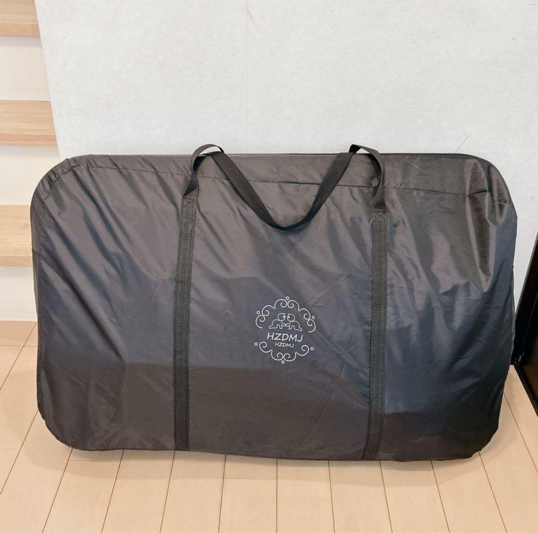 【美品】HZDMJベビーベッド 折りたたみ式 付属品完備 説明書 収納袋付き