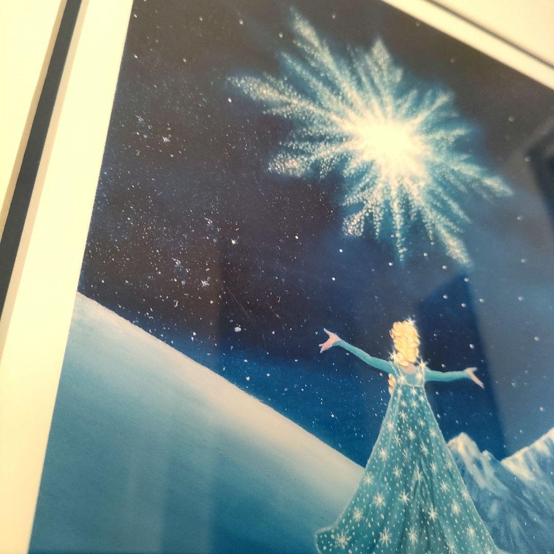【限定品】アナと雪の女王 サイン入りアート Magic of Elsa