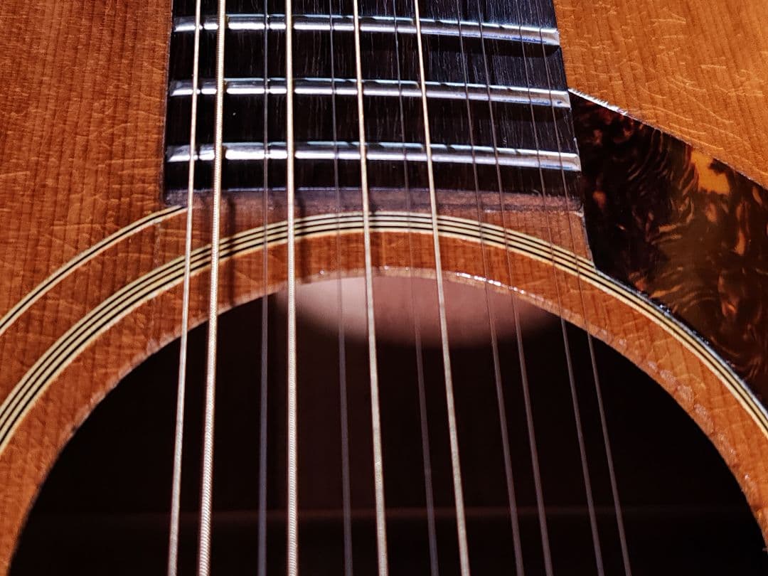 希少1967 エピフォン ft112 gibson b-45-12 カラマズー製