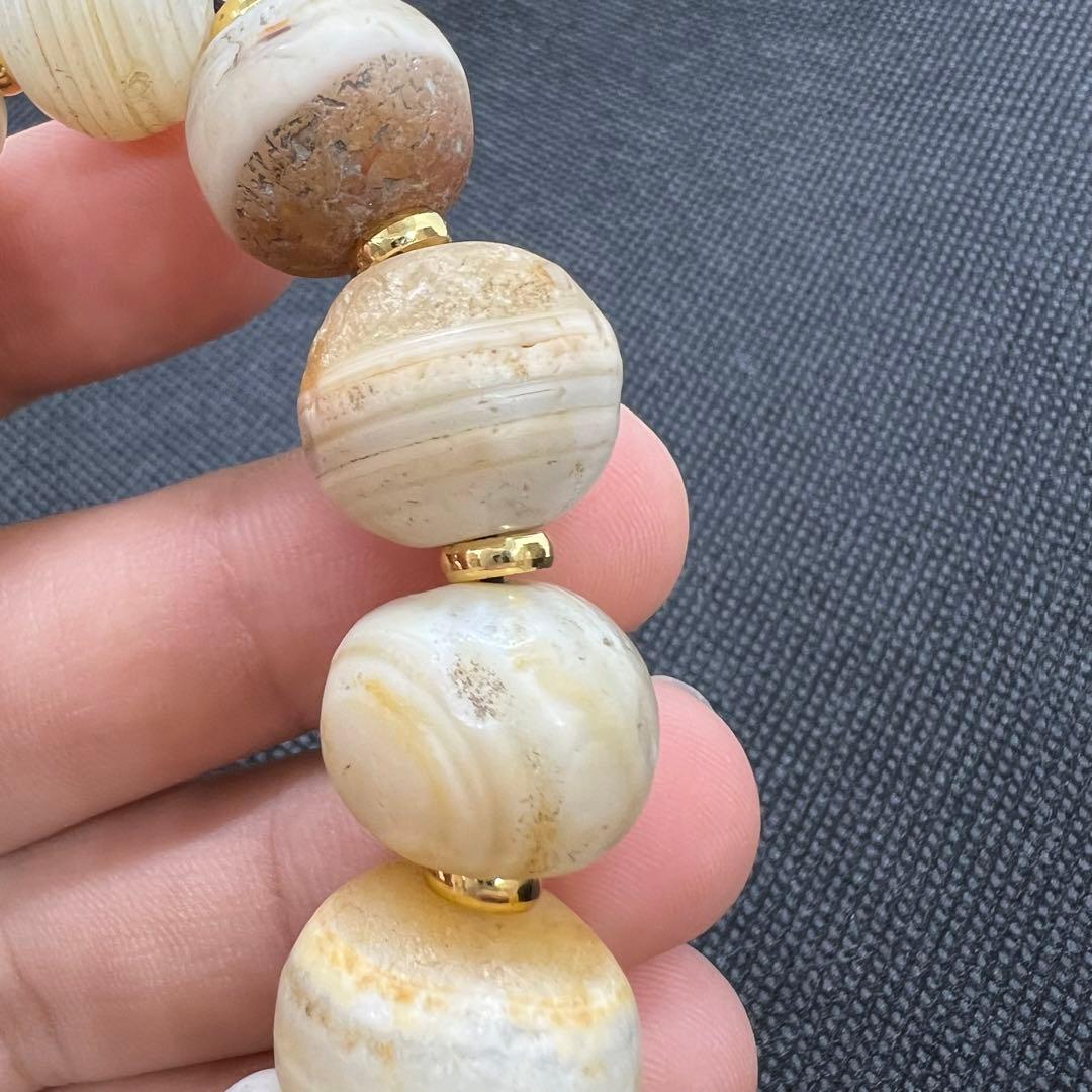 【アンティーク ビーズ】アンティーク アゲート ビーズ 1200年-1700年前