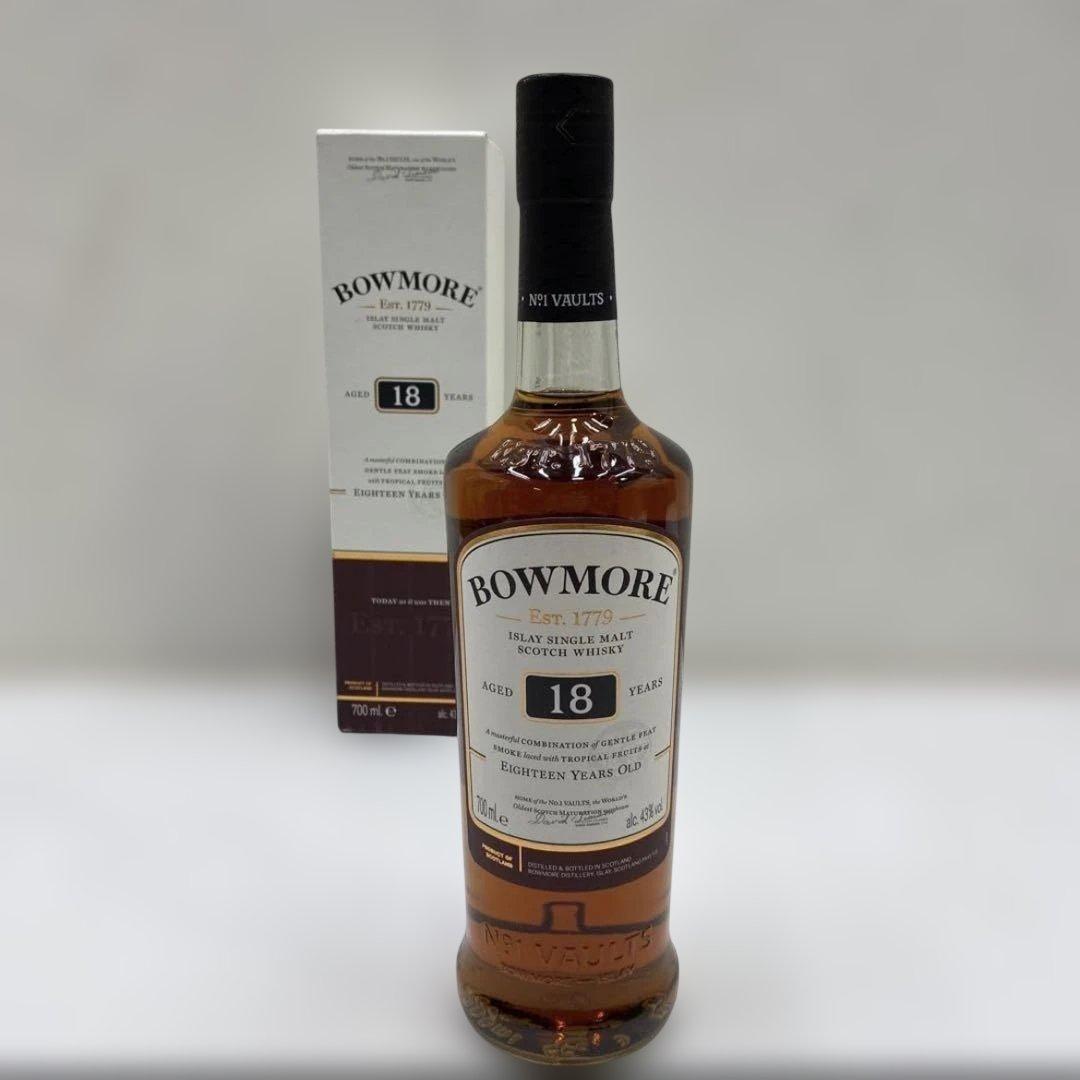 【未開栓品】BOWMORE18年 700ml　シングルモルトウイスキー　ボウモア