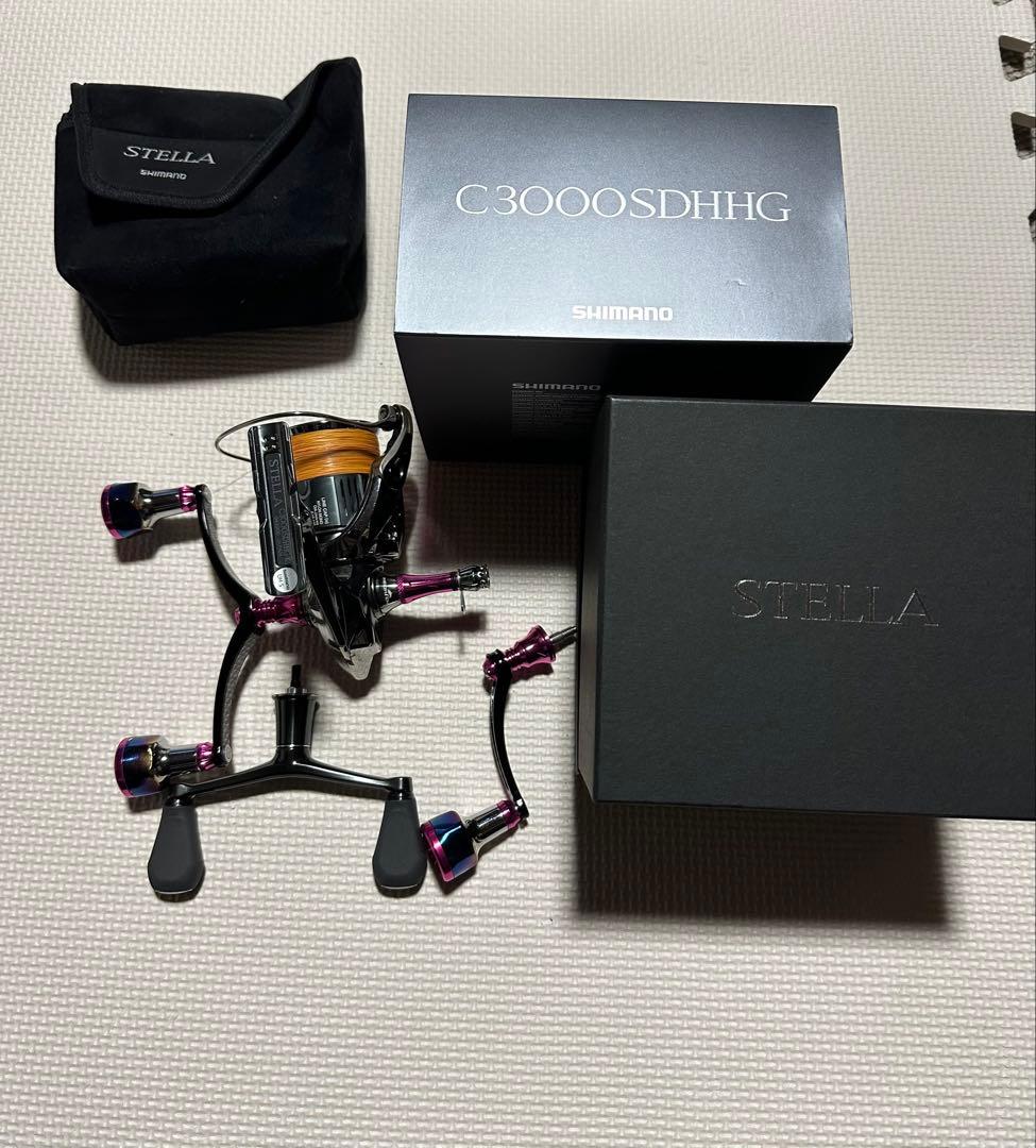 ［美品］　シマノ　22ステラ　c3000SDHHG STELLA SHIMANO
