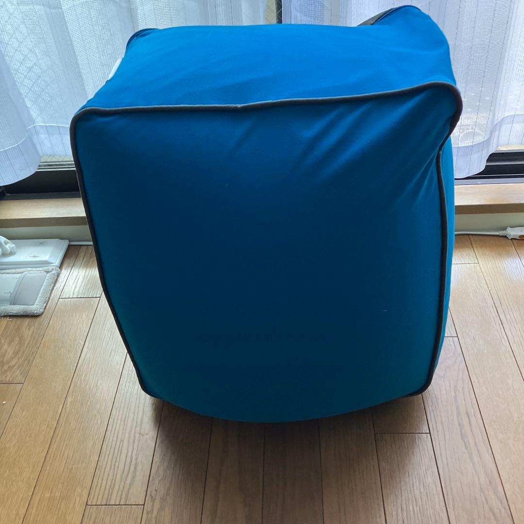 優*駿様 ヨギボーオットマン青➕ライムグリーン交換用カバー