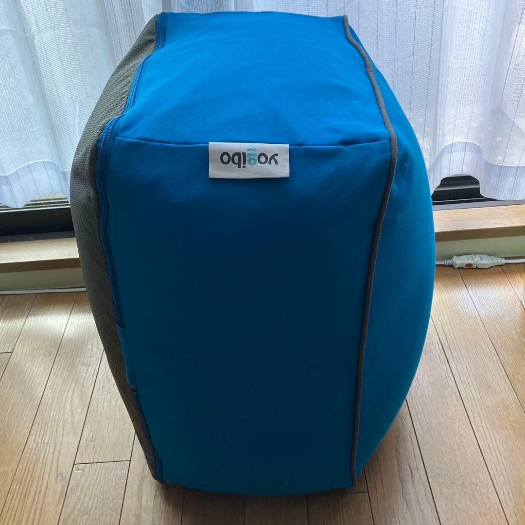 優*駿様 ヨギボーオットマン青➕ライムグリーン交換用カバー