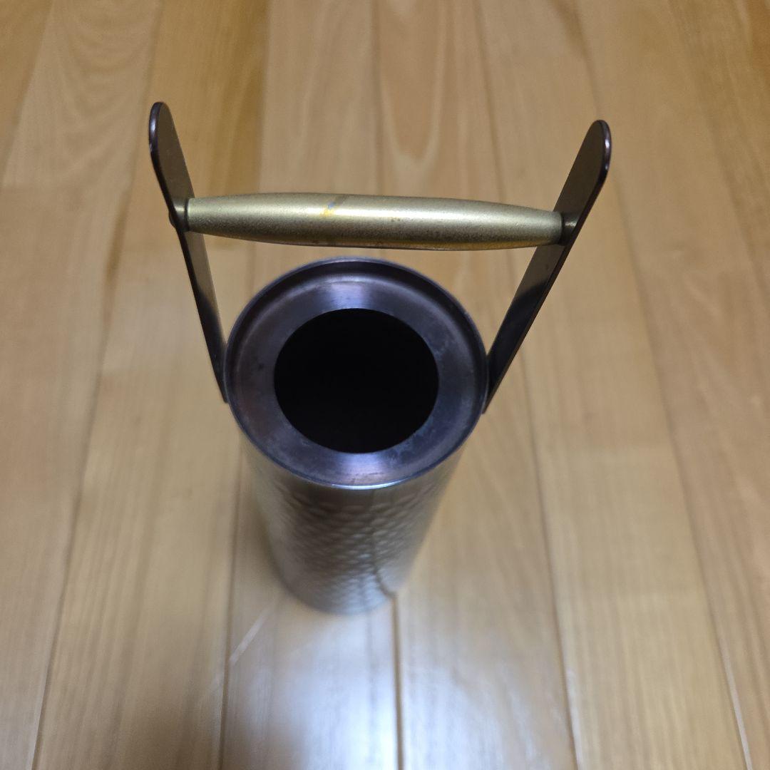 真鍮製？のアンティークな珍品　拡大鏡とフリーカップ2点セット➕️オマケ付き