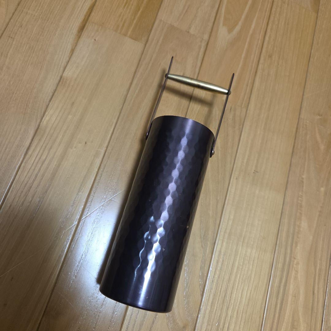 真鍮製？のアンティークな珍品　拡大鏡とフリーカップ2点セット➕️オマケ付き