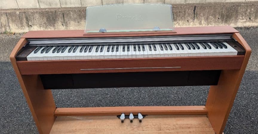 送料込み CASIO 電子ピアノ PX-720C 07年製 激可愛い♥＆激美品