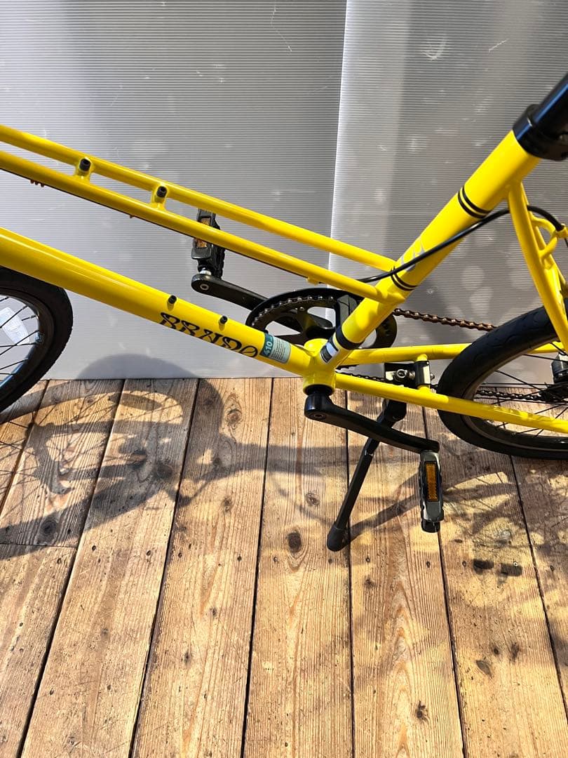 ミニベロ　BRUNO MIXTE ブルーノ　ミキスト　410mm 黄色