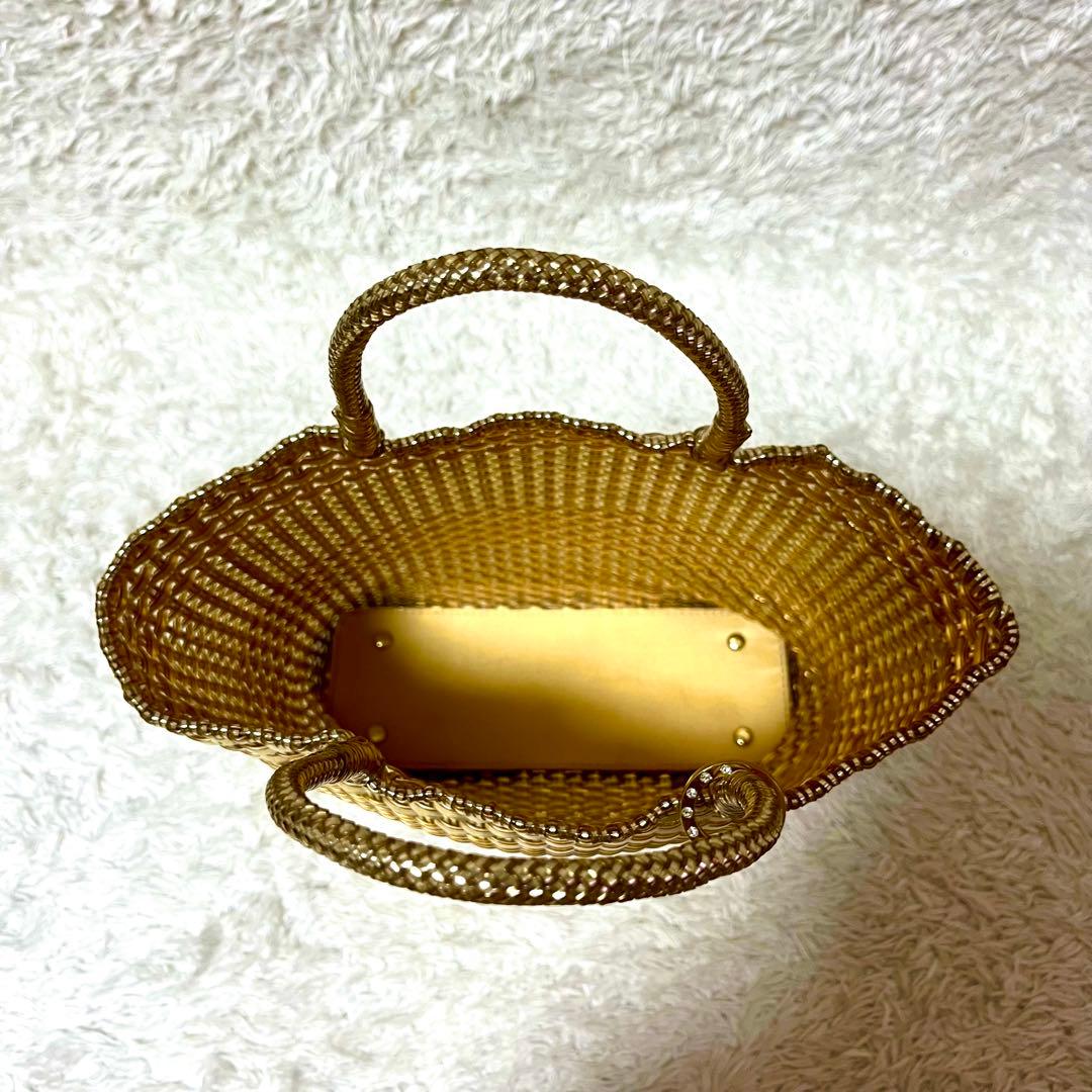 ✨美品✨アンテプリマ イントレッチオ ハンドバッグ ゴールド インナーバッグ