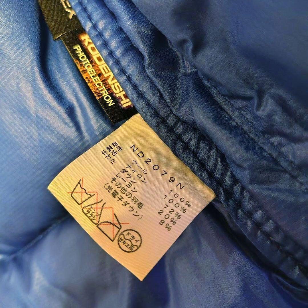 【美品】ノースフェイスパープルレーベル ハリスツイードコラボ ダウンジャケット