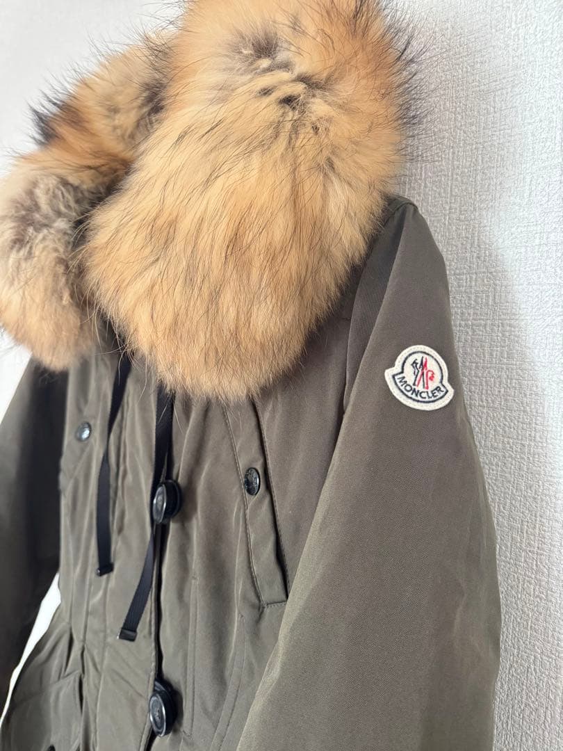 MONCLER モンクレール ファー付きダウンコートARRIOUS モッズコート