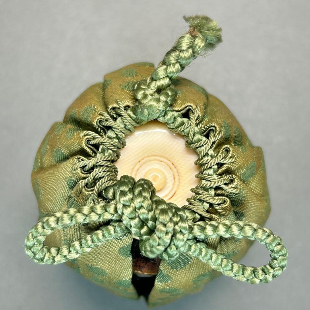 茶入　『山口正悟　古瀬戸　肩衝茶入』　名物裂　西陣織　茶道具　茶道　共箱　工芸品