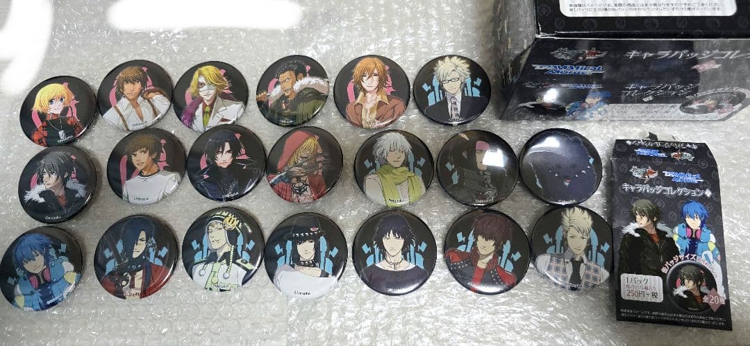 ドラマダ　咎狗の血　缶バッジ　キャラバッジコレクション　キラル　蒼葉　ノイズ