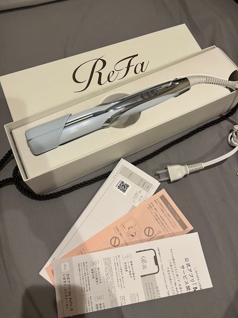 ReFa STRAIGHT IRON PRO シルバー/ホワイト