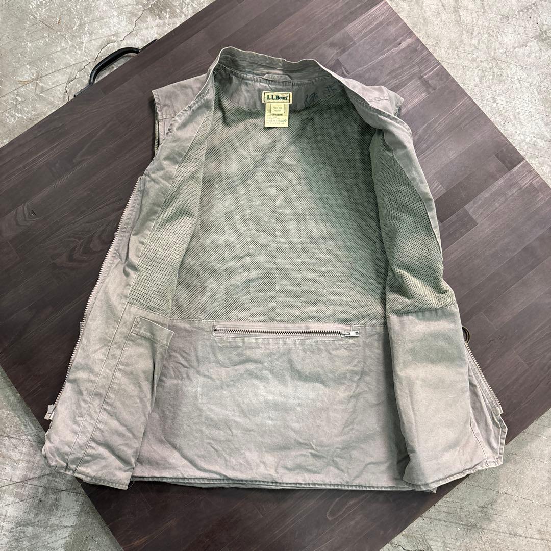 7AS6 90's L.L.Bean フィッシングベスト　ミリタリーベスト　M
