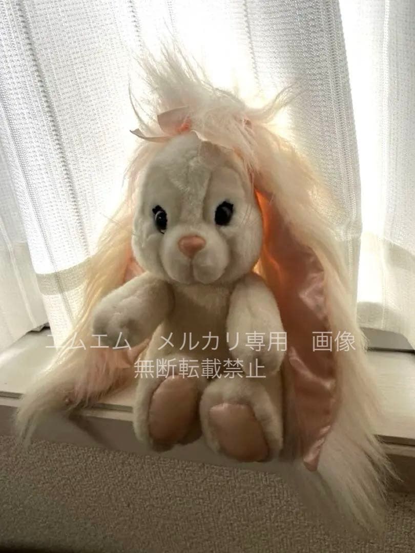 耳長うさぎのぬいぐるみ　昭和レトロ　平成レトロ