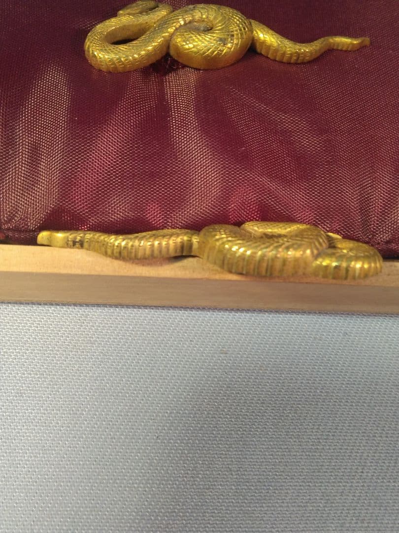 目貫　青大将　蛇　武具　刀剣　　縁頭　鐔　アンティーク