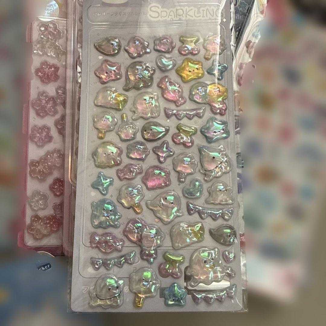 3Dシール　ボンボンドロップ風　9枚セット